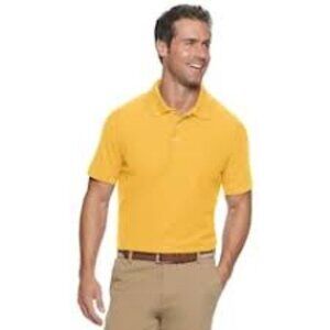 Mens Yellow Polo Shirt Croft & Barrow XL